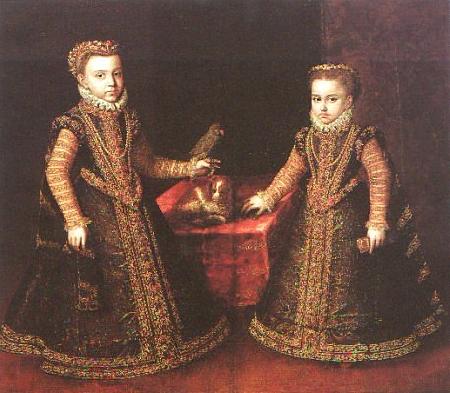 Sofonisba Anguissola Infantas Isabella Clara Eugenia and Catalina Micaela oil painting image